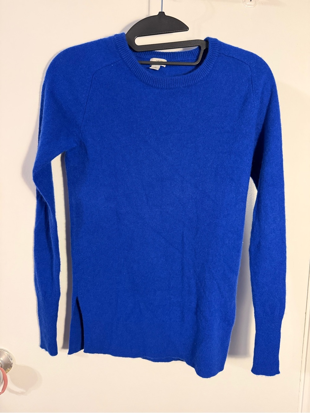 Cashmere Halogen Cobalt Blue Crewneck Sweater XS
